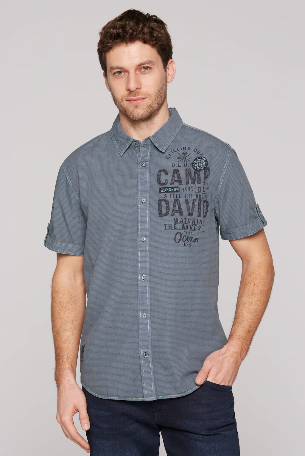 CAMP DAVID Kurzarmhemd, aus Baumwolle günstig online kaufen