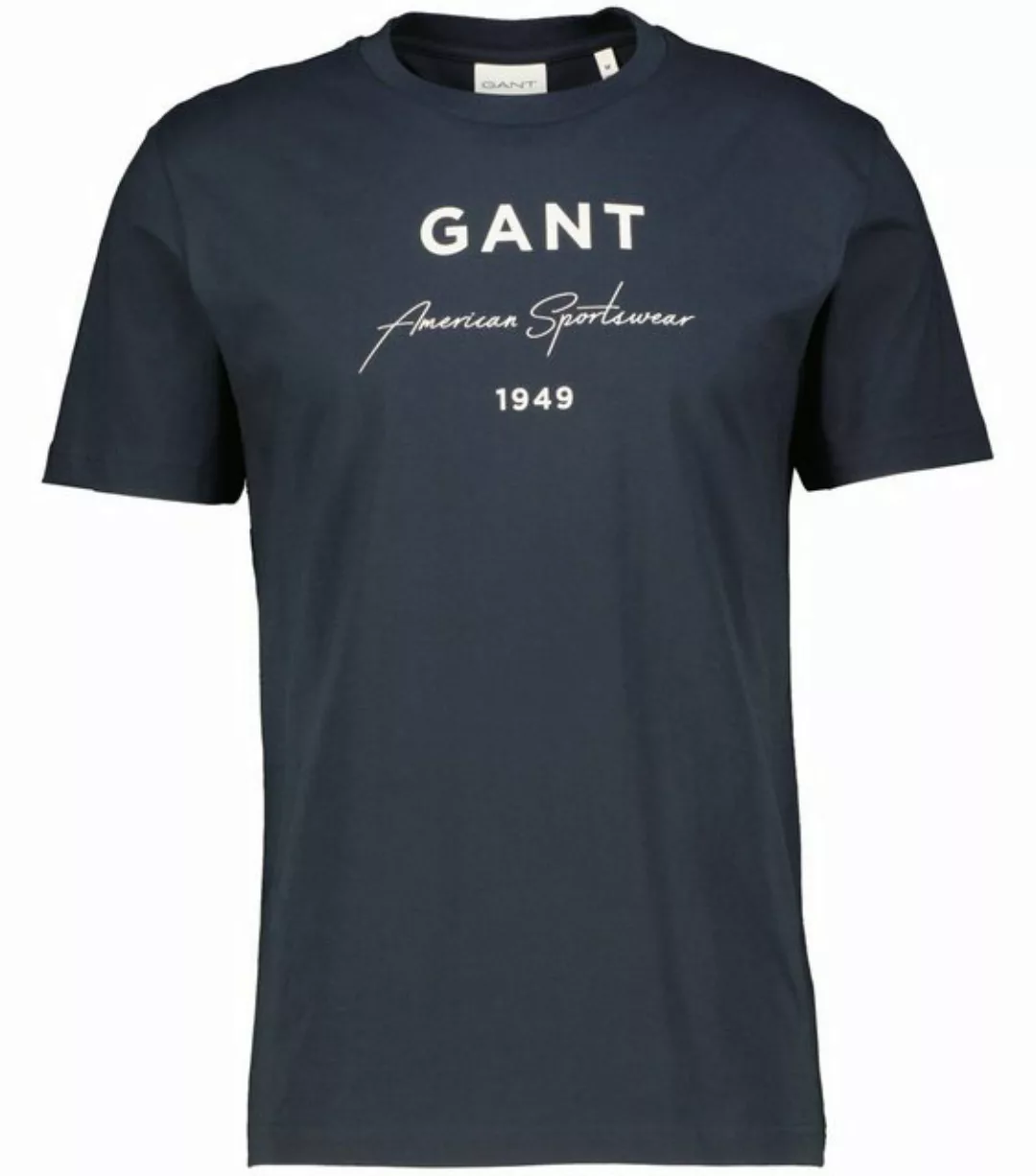 Gant T-Shirt Herren T-Shirt SCRIPT GRAPHIC Regular Fit (1-tlg) günstig online kaufen