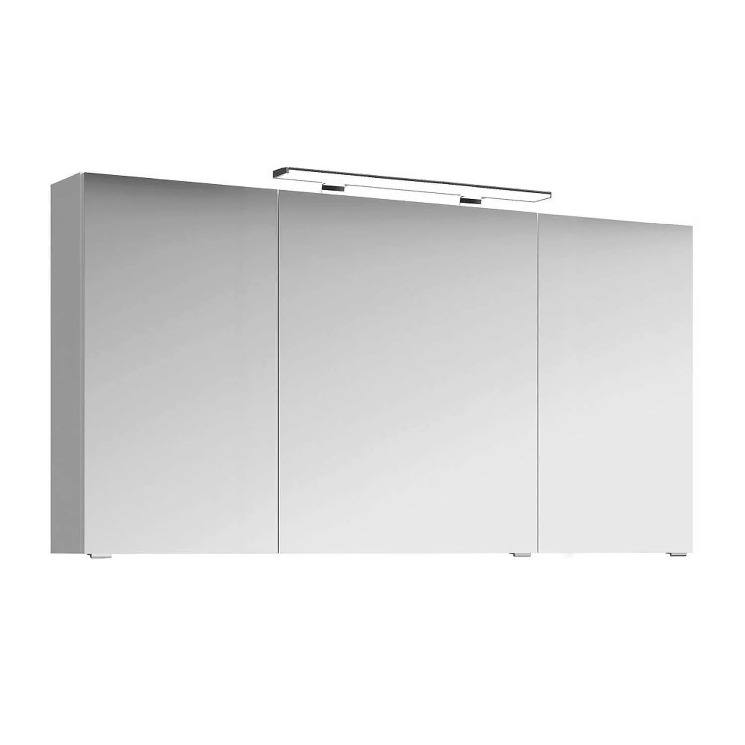 Badezimmer 3-türiger Spiegelschrank FES-4010-66 Korpus in weiß glänzend, in günstig online kaufen