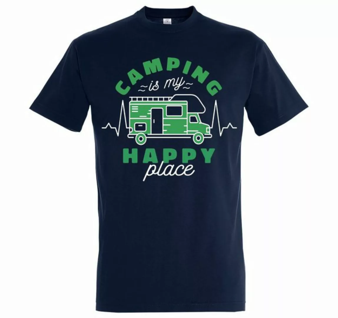 Youth Designz T-Shirt Camping is my Happy Place mit trendigem Motiv günstig online kaufen
