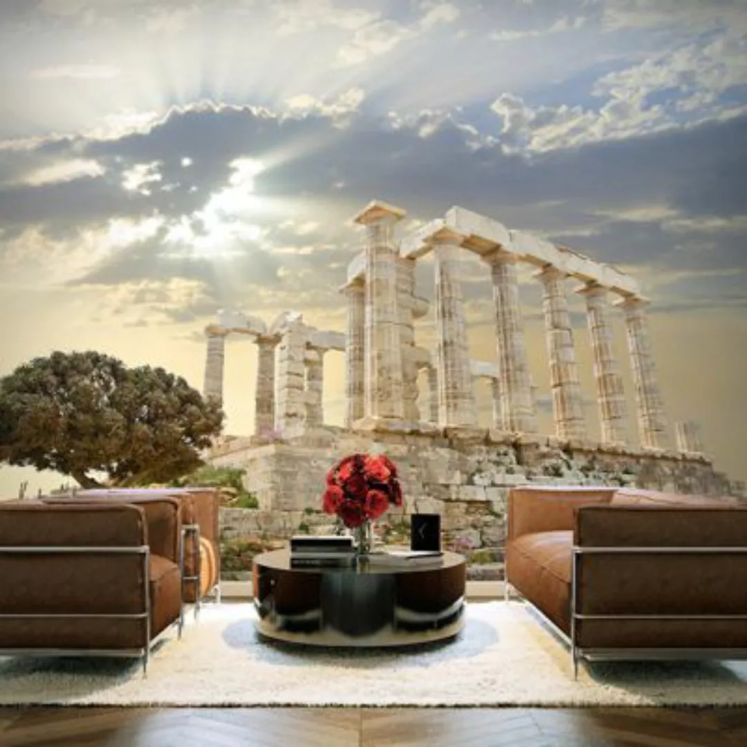 artgeist Fototapete Griechische Akropolis mehrfarbig Gr. 400 x 309 günstig online kaufen