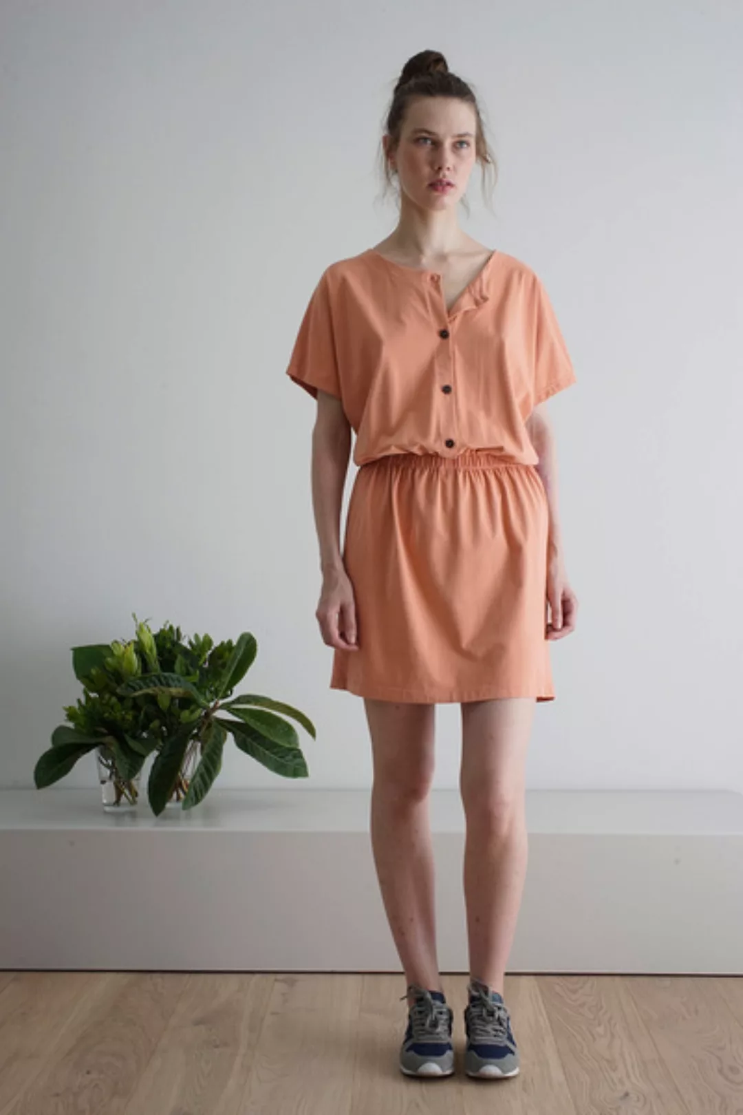 Kleid - Basedress Peach günstig online kaufen