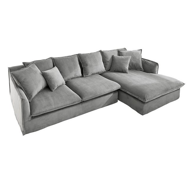 riess-ambiente Ecksofa HEAVEN 255cm grau, Einzelartikel 1 Teile, Couch · L- günstig online kaufen