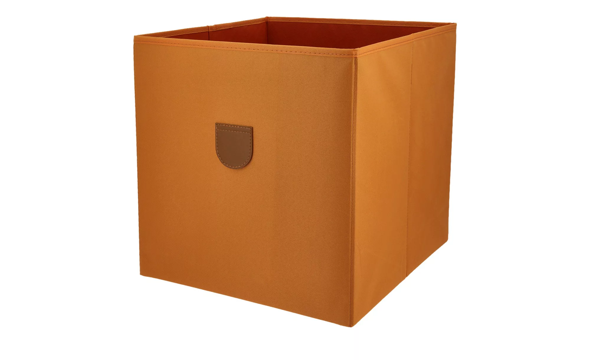 Aufbewahrungsbox ¦ orange ¦ Baumwolle, Pappe ¦ Maße (cm): B: 34 H: 34 T: 34 günstig online kaufen