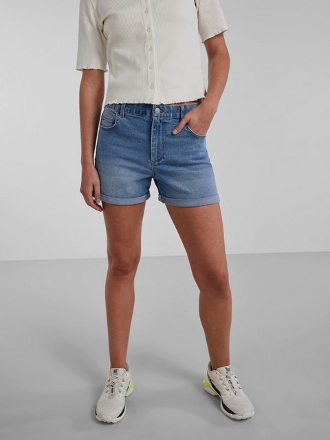 pieces Jeansshorts PCPEGGY MW SHORTS LB NOOS BC günstig online kaufen