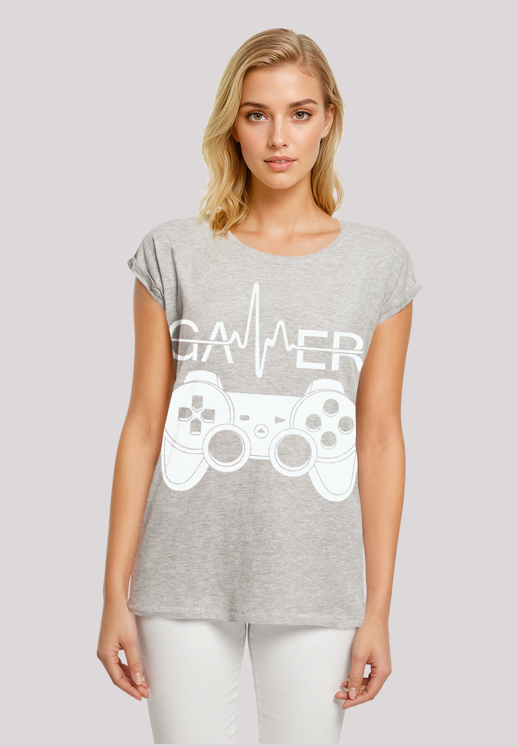 F4NT4STIC T-Shirt "Gamer Herzschlag", Premium Qualität günstig online kaufen