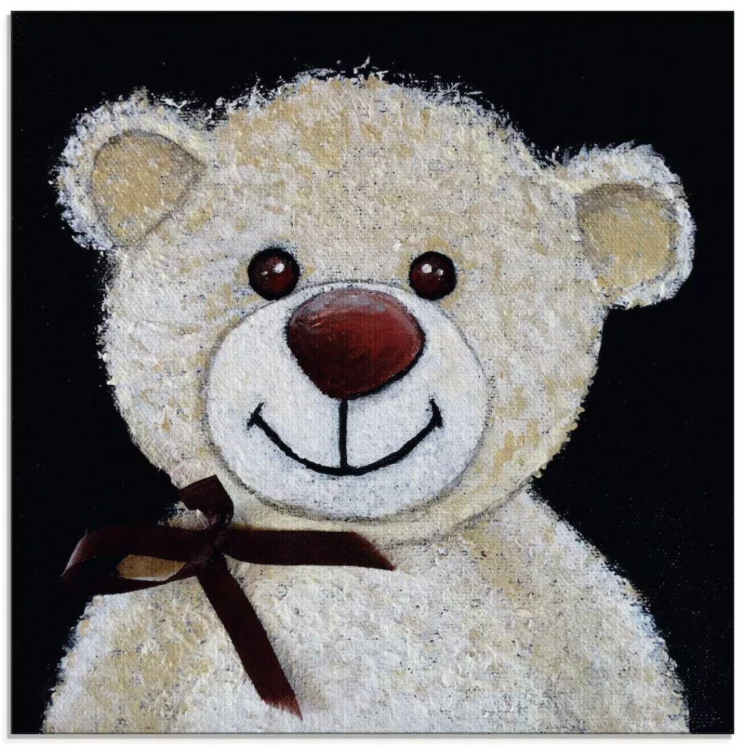 Artland Glasbild "Teddybär", Spielzeuge, (1 St.) günstig online kaufen