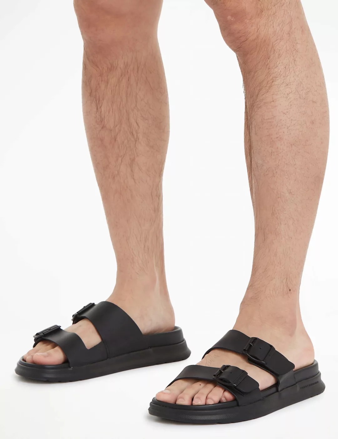 Tommy Hilfiger Pantolette "D DENSITY HILFIGER BUCKLE SANDAL" günstig online kaufen