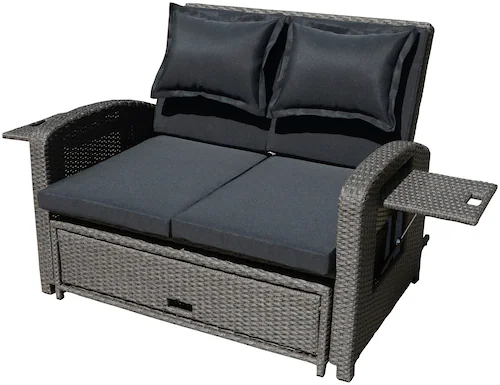 Garden Pleasure Loungesofa "NIZZA", mit Liegefunktion günstig online kaufen