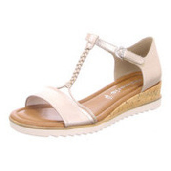 Tamaris  Sandalen Plateau Sandalen für Damen in beige günstig online kaufen