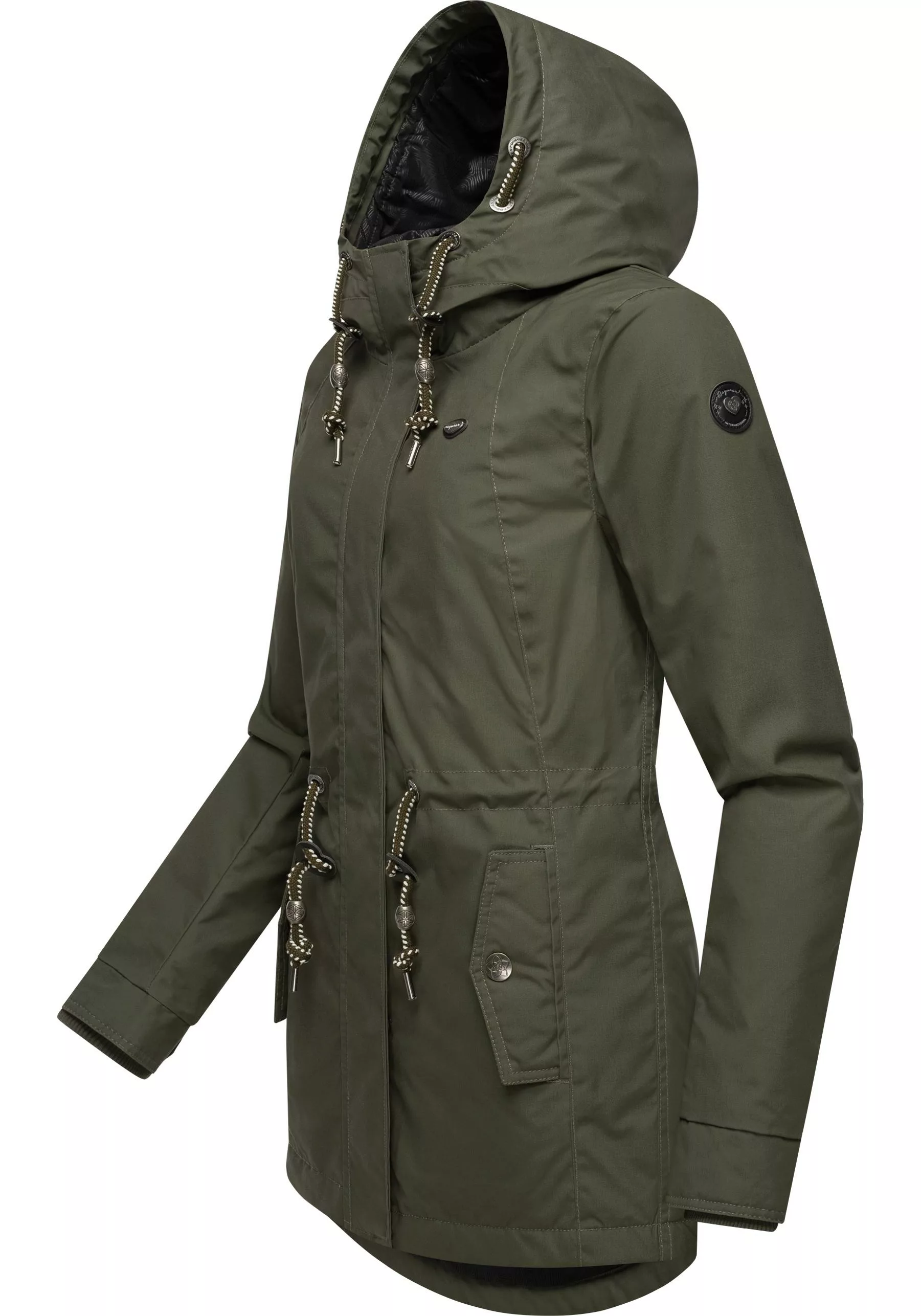 Ragwear Winterjacke Monadis Black Label stylischer Winterparka für die kalt günstig online kaufen