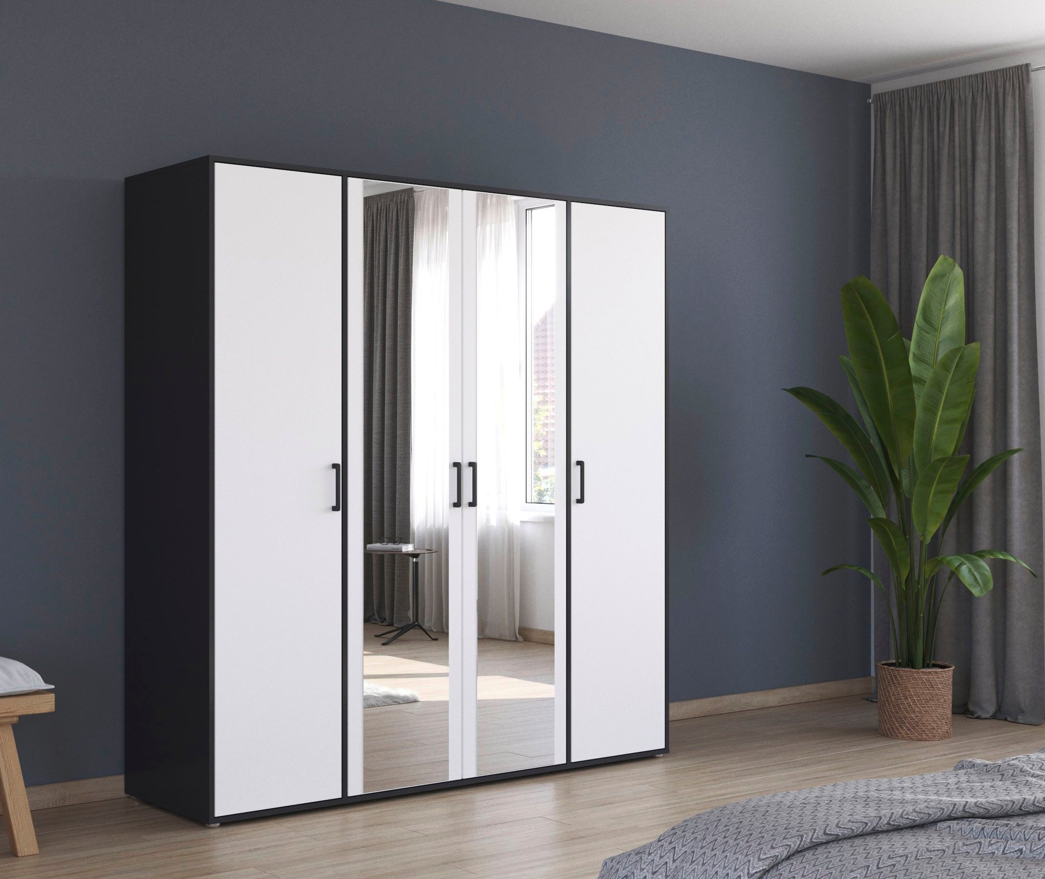 rauch Drehtürenschrank "Kleiderschrank Schrank Garderobe Wäscheschrank VOYA günstig online kaufen