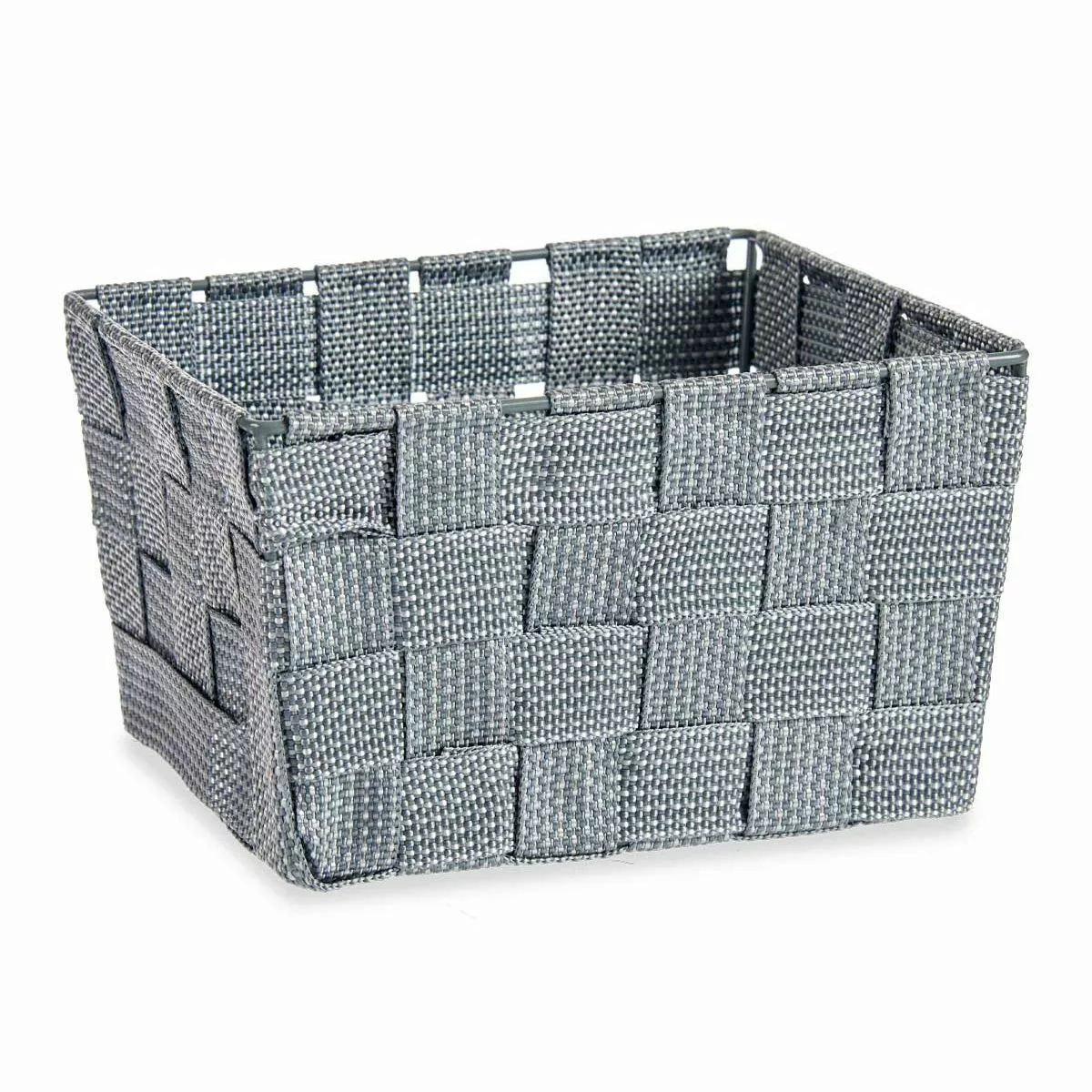 Korb Geflochten Grau Stoff (15 X 10,5 X 20 Cm) (24 Stück) günstig online kaufen