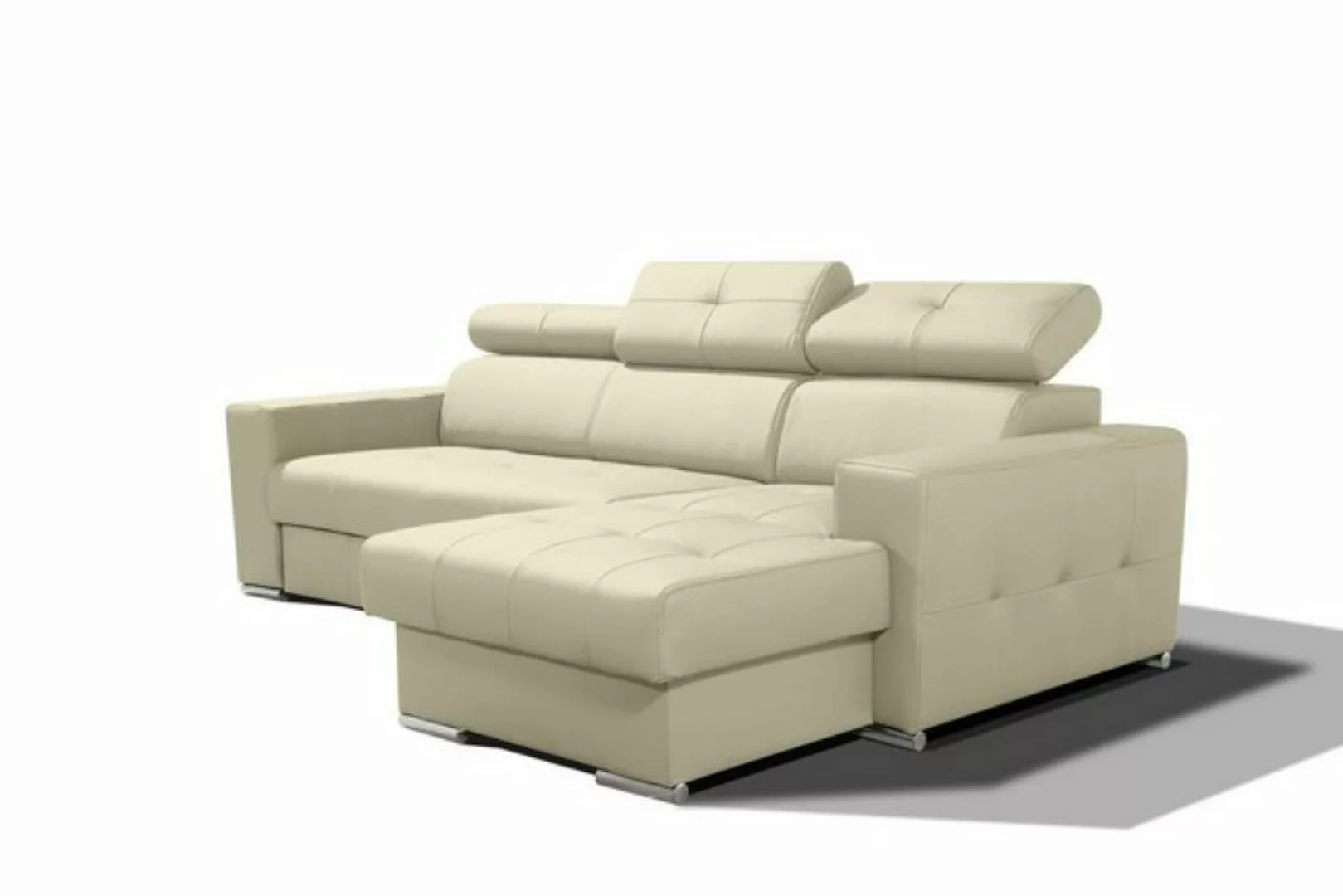 JVmoebel Ecksofa Sofa Eckcouch Polsterung Wohnzimmer Neu L-Form Stoff Leder günstig online kaufen