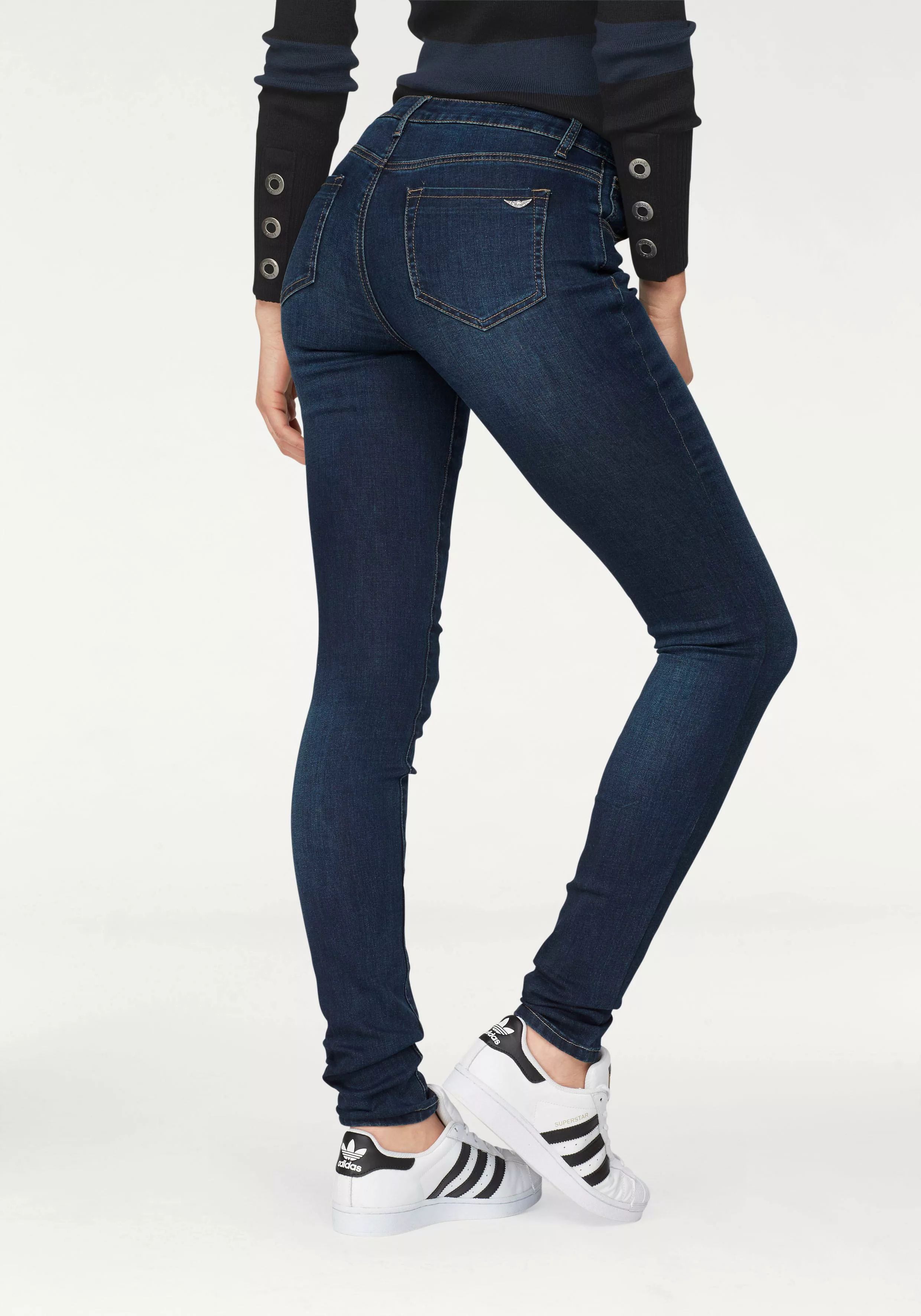 Arizona Skinny-fit-Jeans "Ultra-Stretch", Mid Waist günstig online kaufen