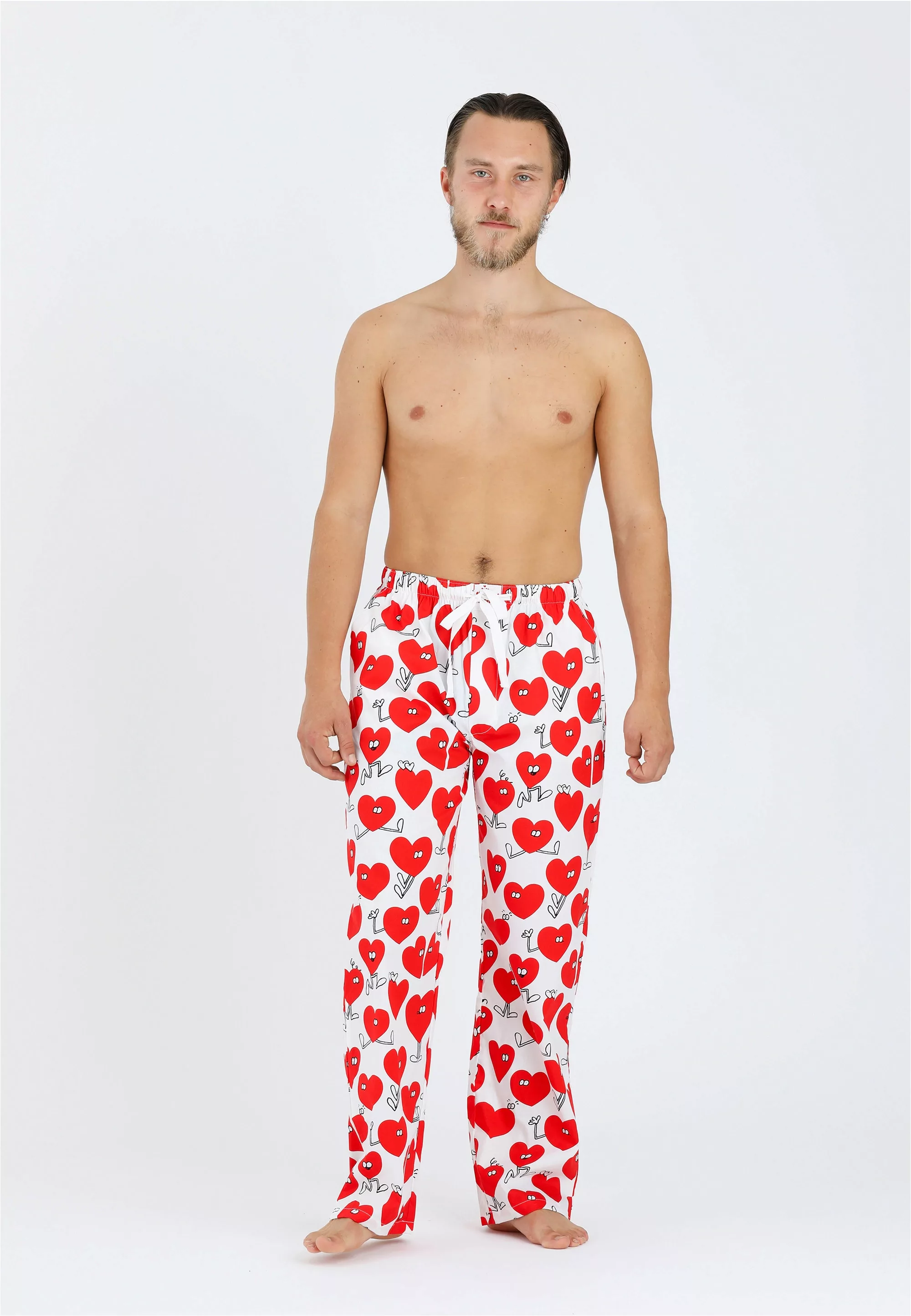 Lousy Livin Stoffhose "Pants Valentines", mit Herz Print günstig online kaufen