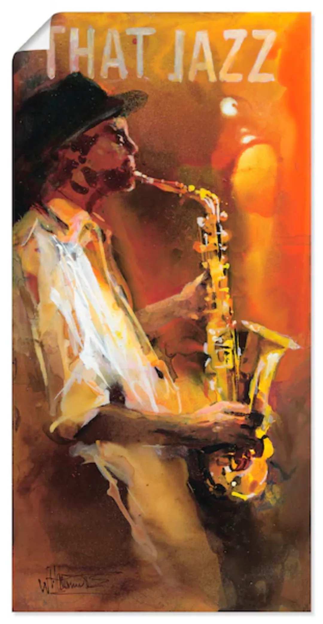 Artland Wandbild »Jazz«, Musiker, (1 St.), als Poster, Wandaufkleber in ver günstig online kaufen