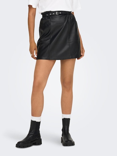 ONLY Lederimitatrock ONLNEWHEIDI FAUX LEATHER SKIRT OTW günstig online kaufen