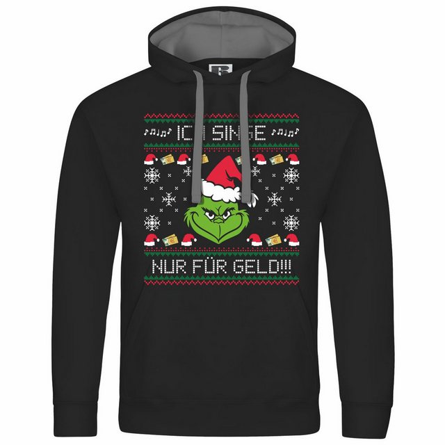 deinshirt Kapuzenpullover Herren Kapuzenpullover Ich singe nur für Geld Mit günstig online kaufen