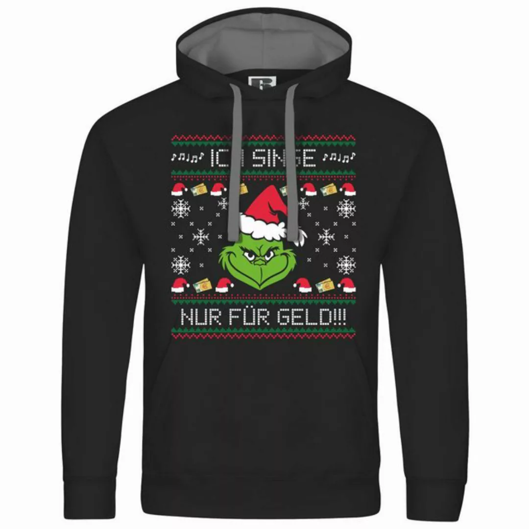 deinshirt Kapuzenpullover Herren Kapuzenpullover Ich singe nur für Geld Mit günstig online kaufen