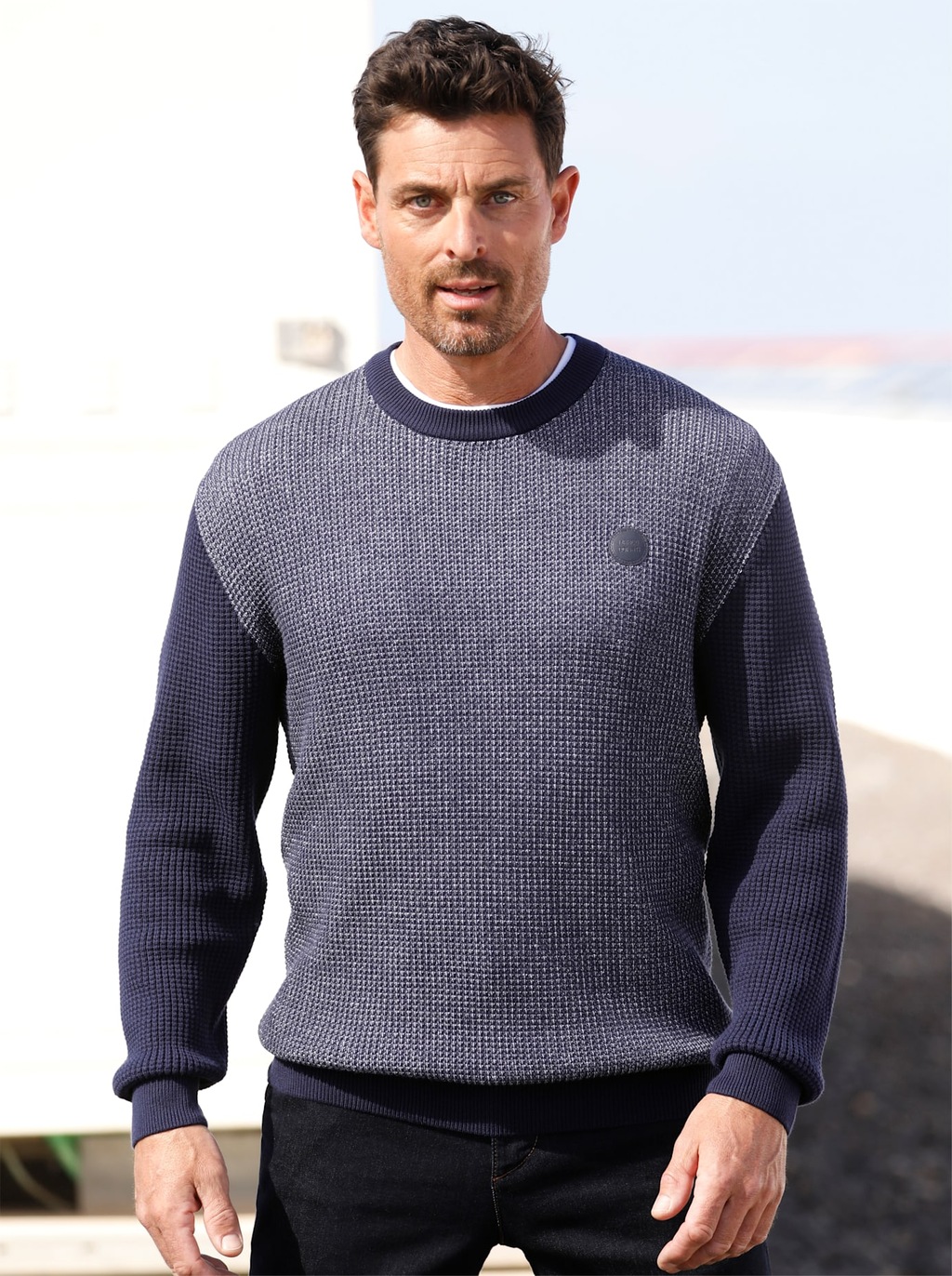 Marco Donati Rundhalspullover "Pullover" günstig online kaufen
