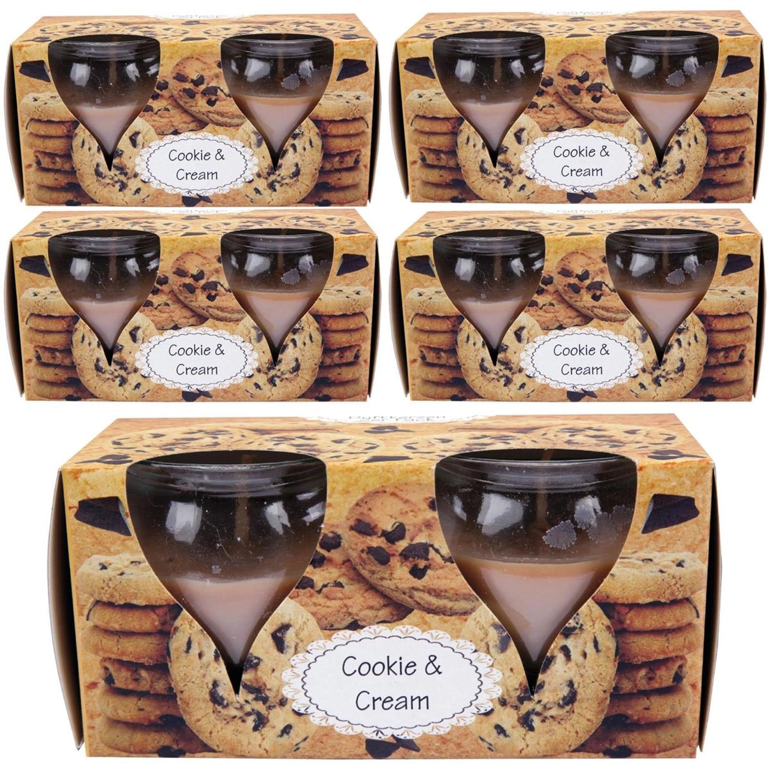 HS Candle Duftkerzen Creation 10er Pack Cookie Cream günstig online kaufen