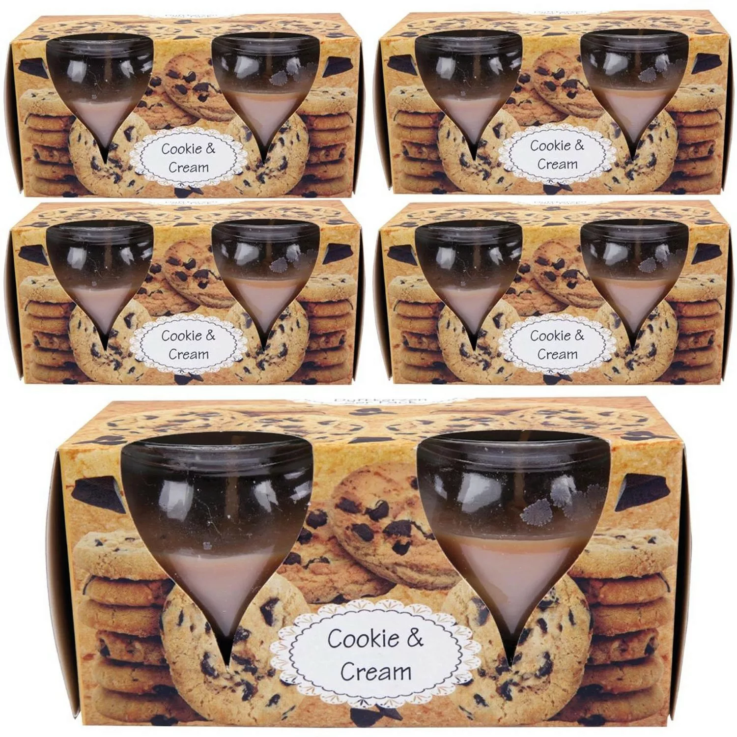 HS Candle Duftkerzen Creation 10er Pack Cookie Cream günstig online kaufen