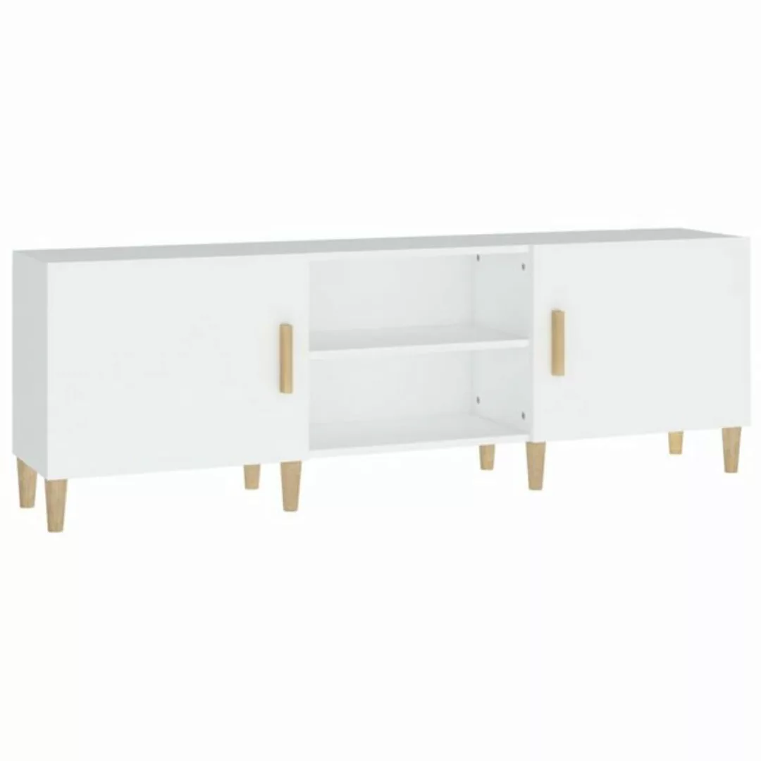 vidaXL TV-Schrank TV-Board Weiß 150x30x50 cm Holzwerkstoff günstig online kaufen