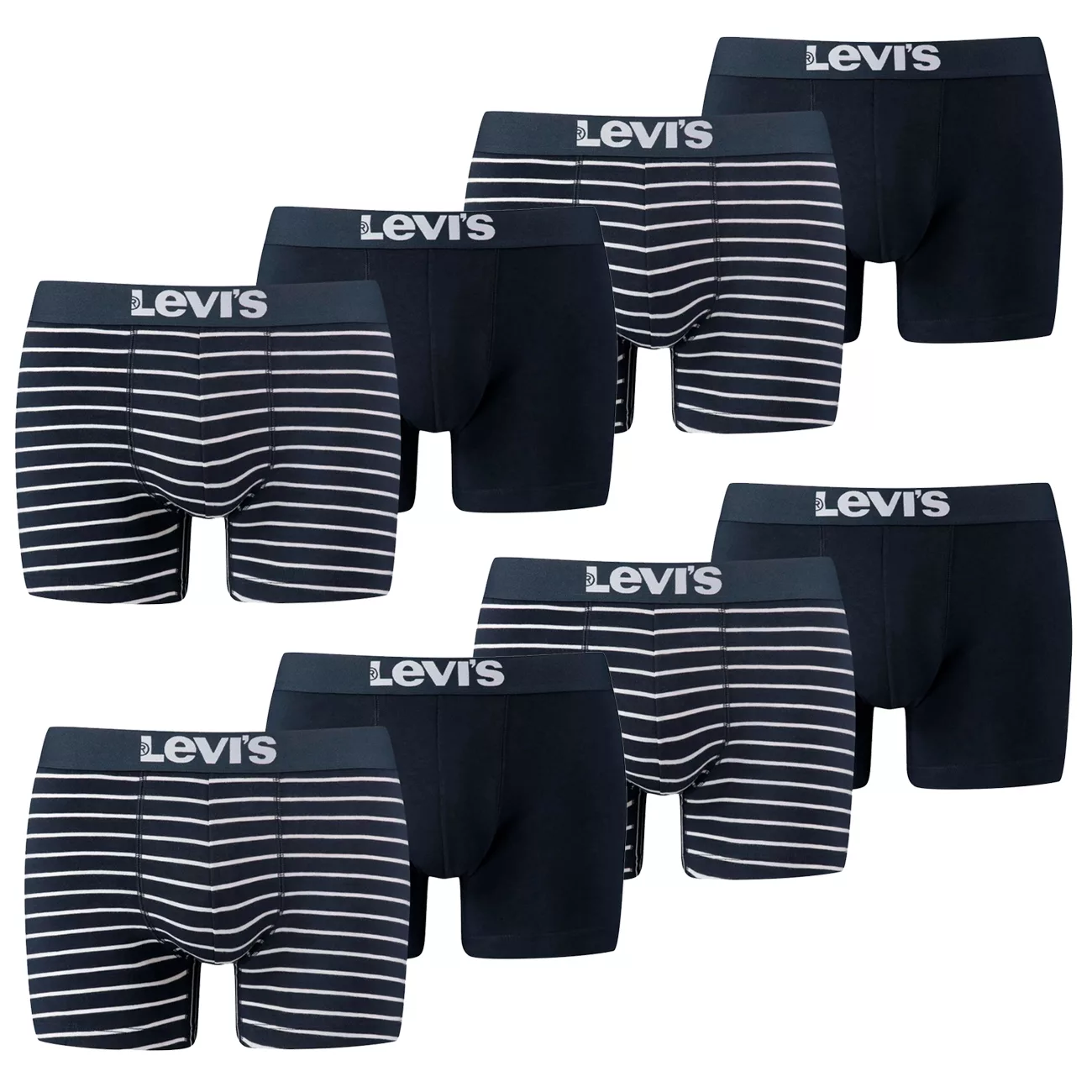 Levis Herren Boxershort Men Vintage Stripe YD Boxer 4er 6er 8er Multipack günstig online kaufen