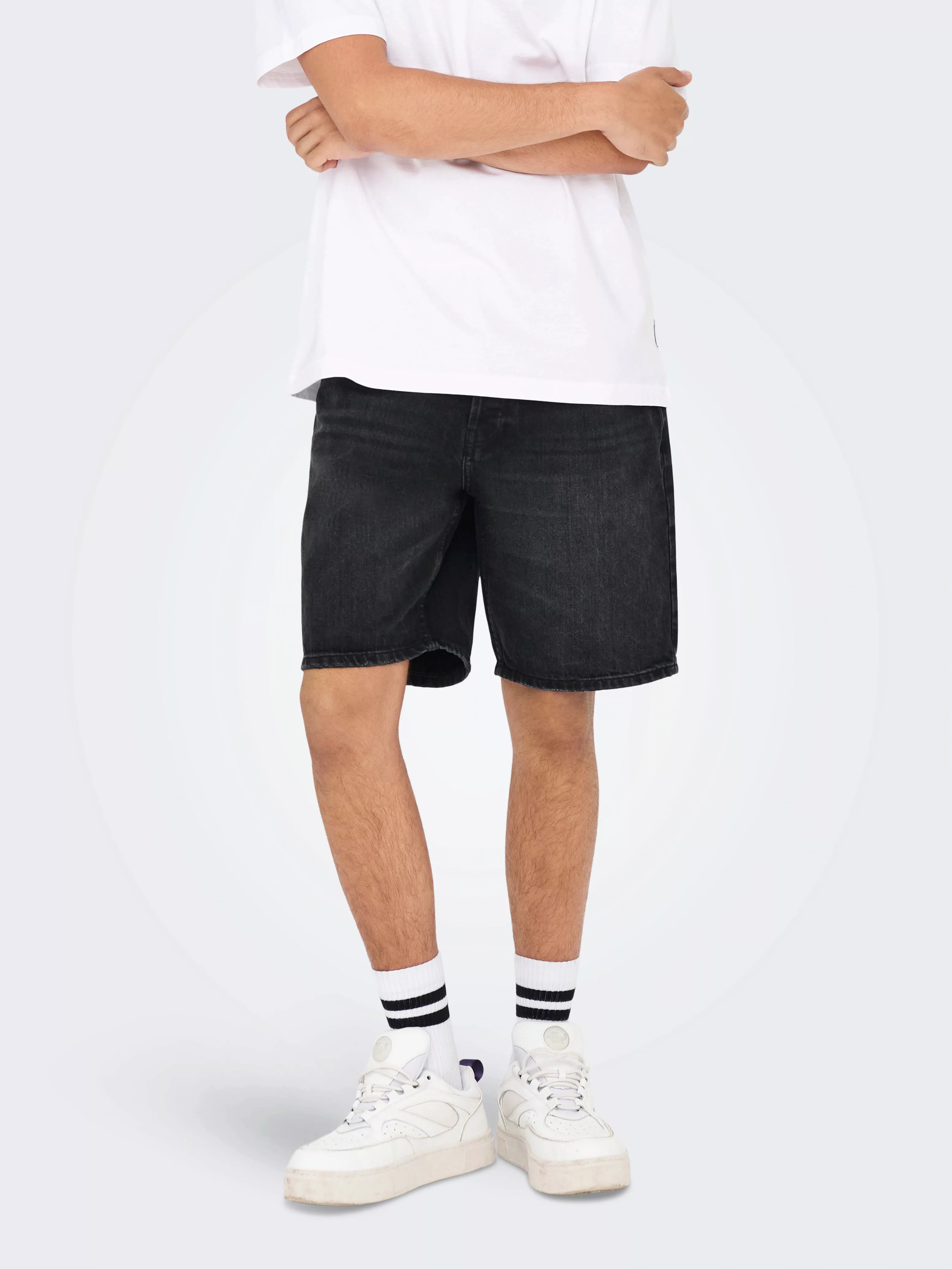 ONLY & SONS Shorts "ONSEDGE BLACK 2047 TAI DNM SHORTS" günstig online kaufen