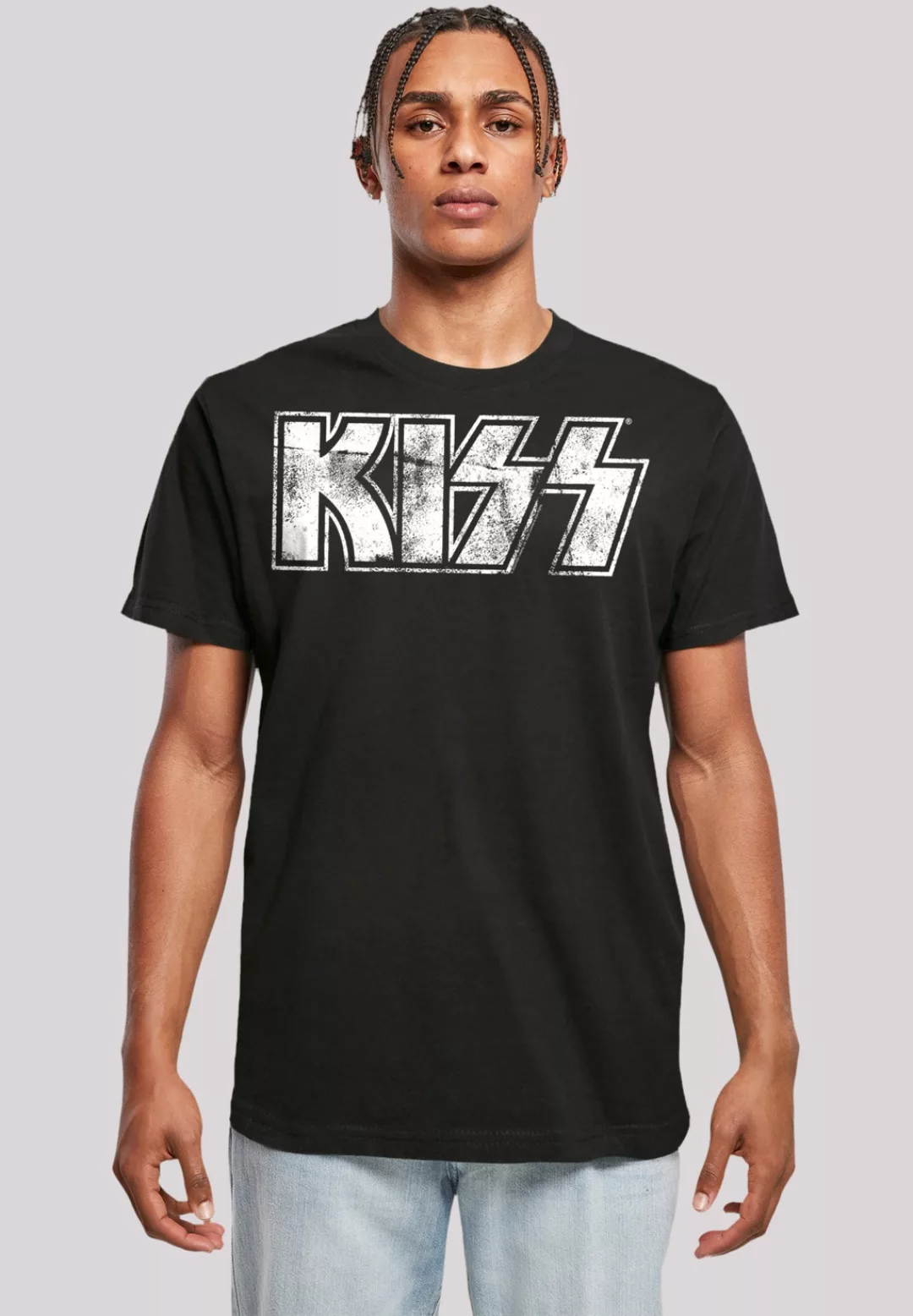 F4NT4STIC T-Shirt "Kiss Rock Band Vintage Logo", Premium Qualität, Musik, B günstig online kaufen