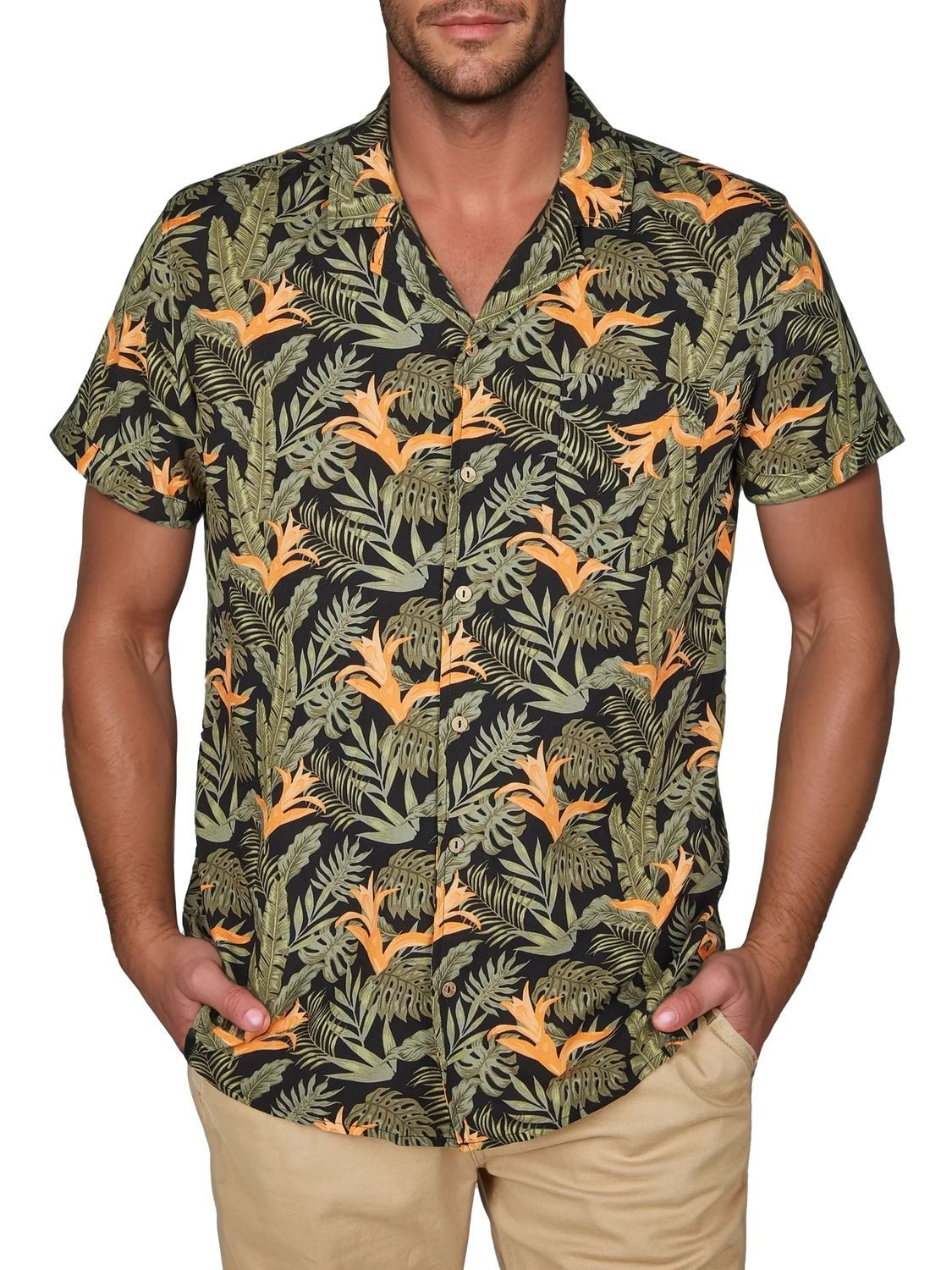 riverso Hawaiihemd Herren Sommerhemd RIVMick Regular günstig online kaufen
