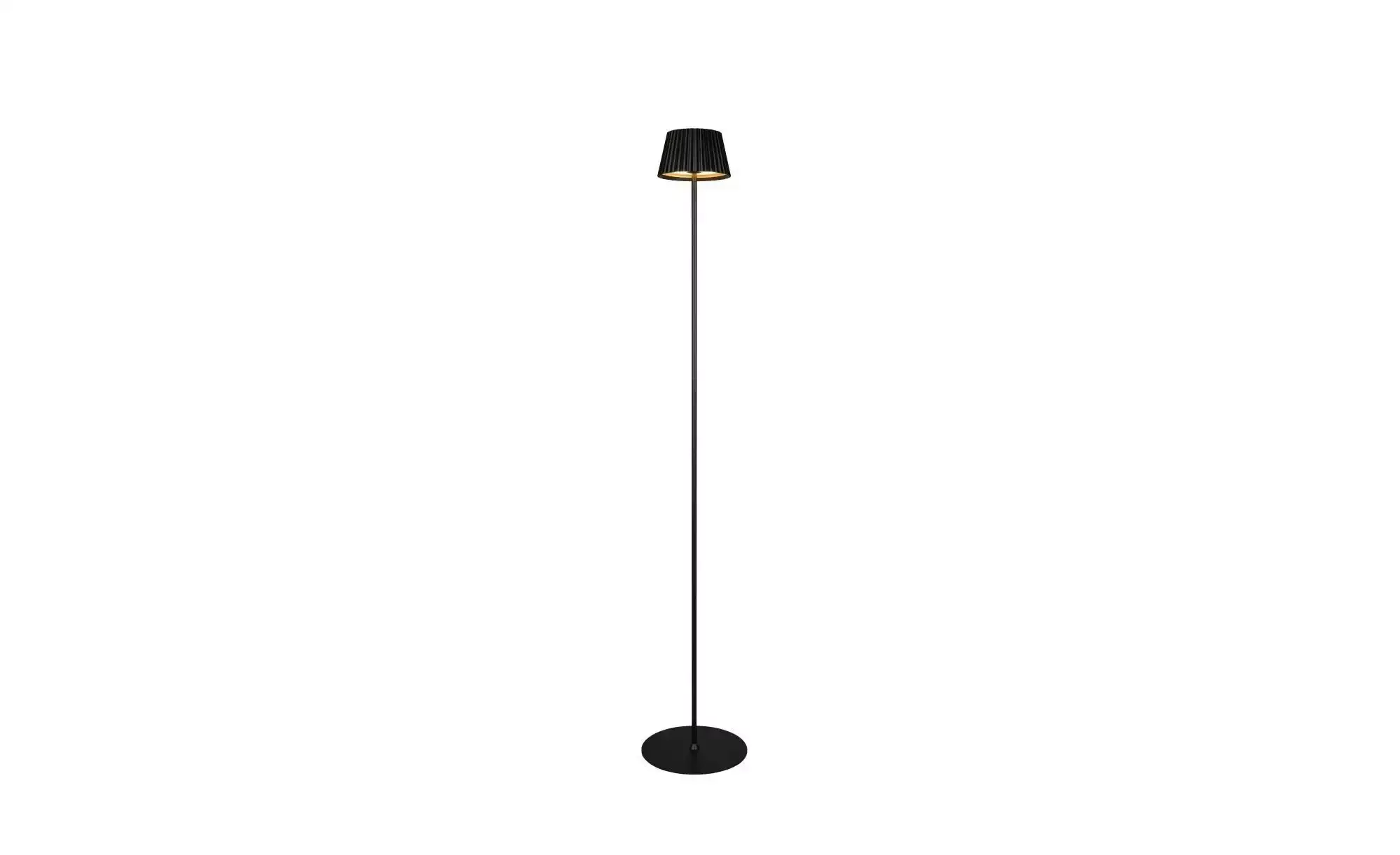 LED-Akku-Stehlampe Suarez, schwarz, Höhe 123 cm, Metall günstig online kaufen
