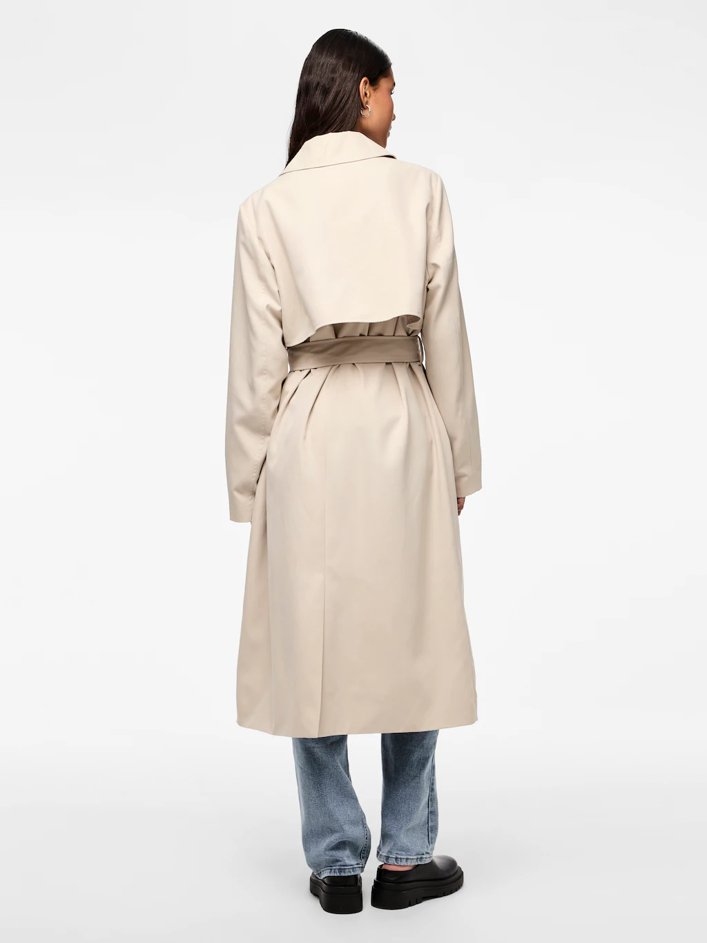 pieces Trenchcoat "PCSCARLETT LS TRENCHCOAT NOOS" günstig online kaufen