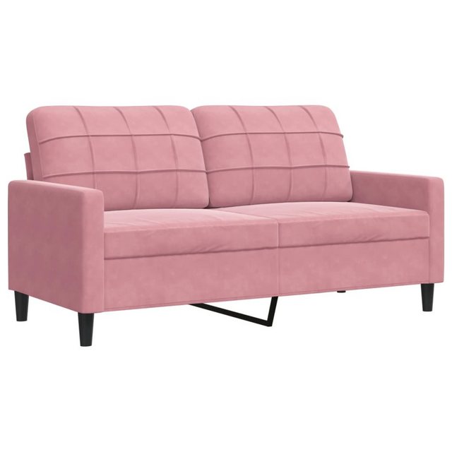 vidaXL Sofa 2-Sitzer-Sofa Rosa 140 cm Samt günstig online kaufen