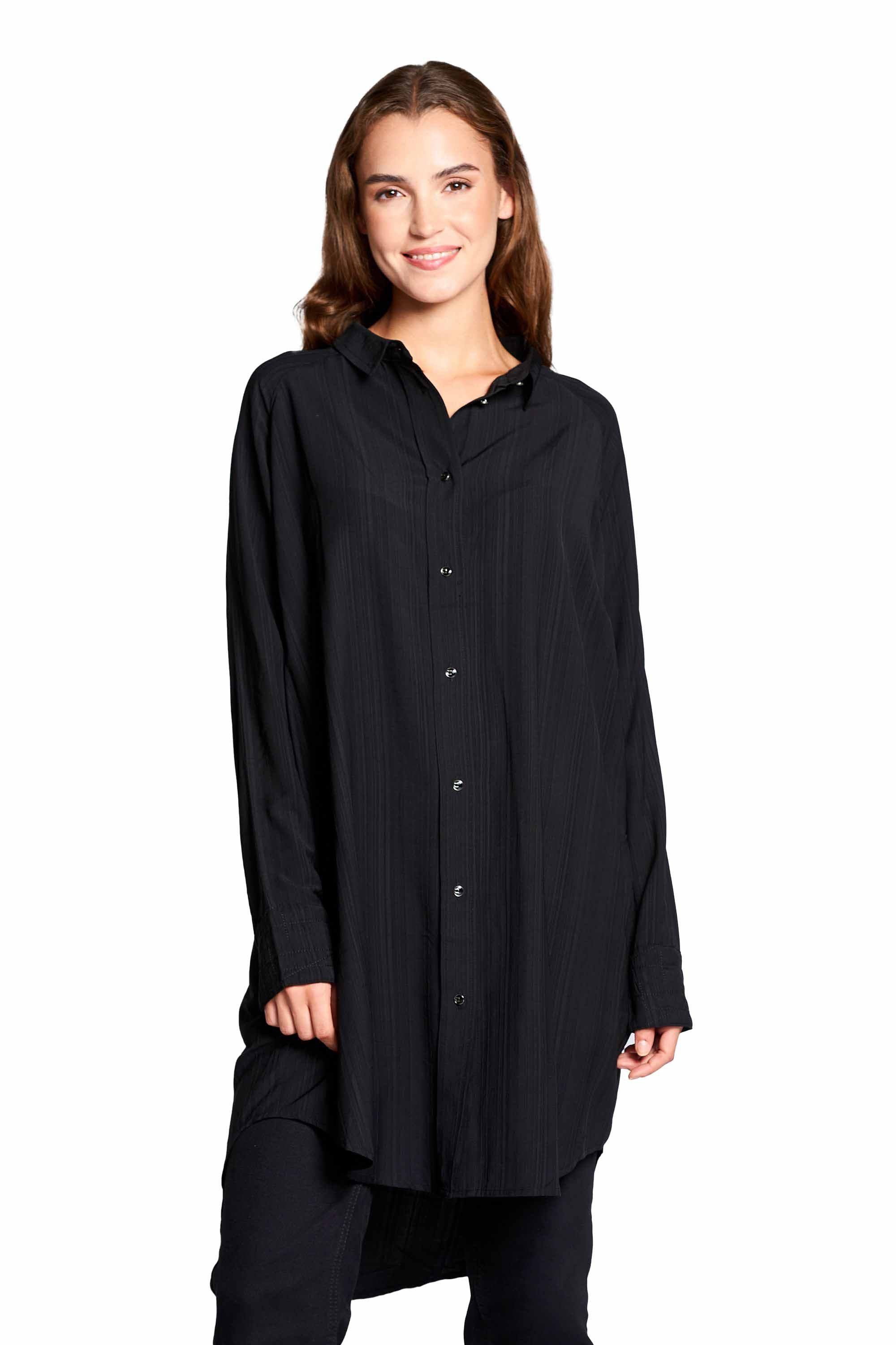 Zhrill Longbluse HANY BLACK günstig online kaufen
