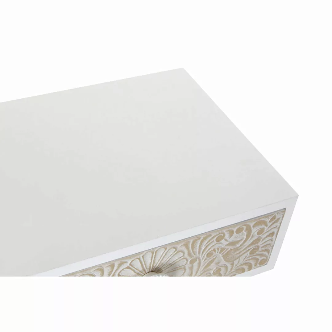 Nachttisch Dkd Home Decor S3022940 Tanne Weiß Kunststoff Hellbraun günstig online kaufen