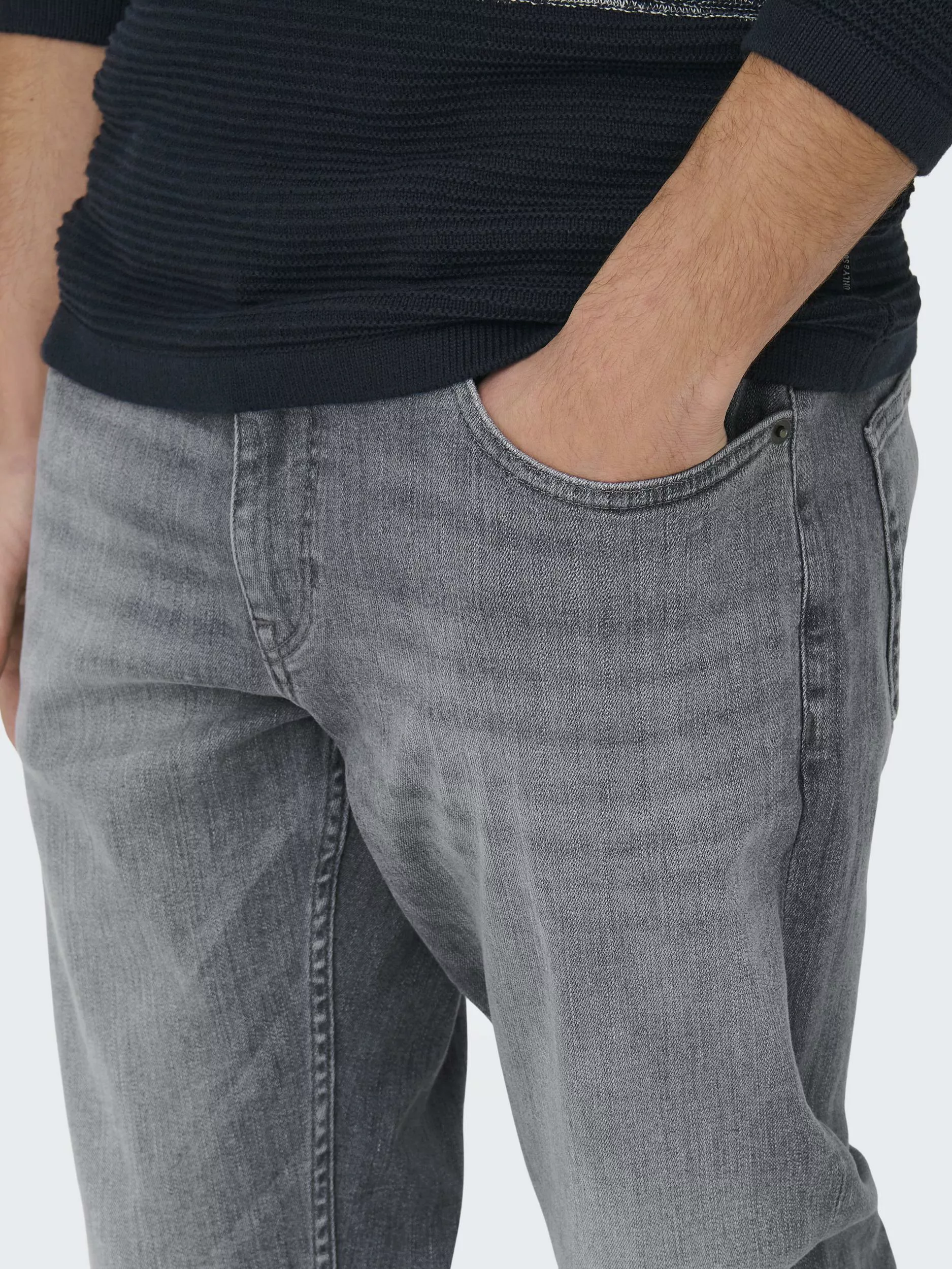 ONLY & SONS Straight-Jeans ONSWEFT REG. MBD 5094 TAI DNM NOOS im 4-Pocket-S günstig online kaufen