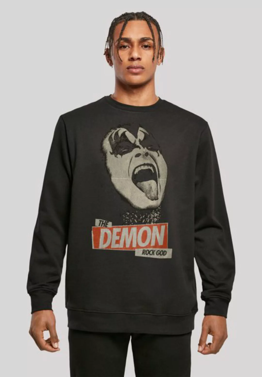 F4NT4STIC Sweatshirt Kiss Demon Rock Premium Qualität günstig online kaufen