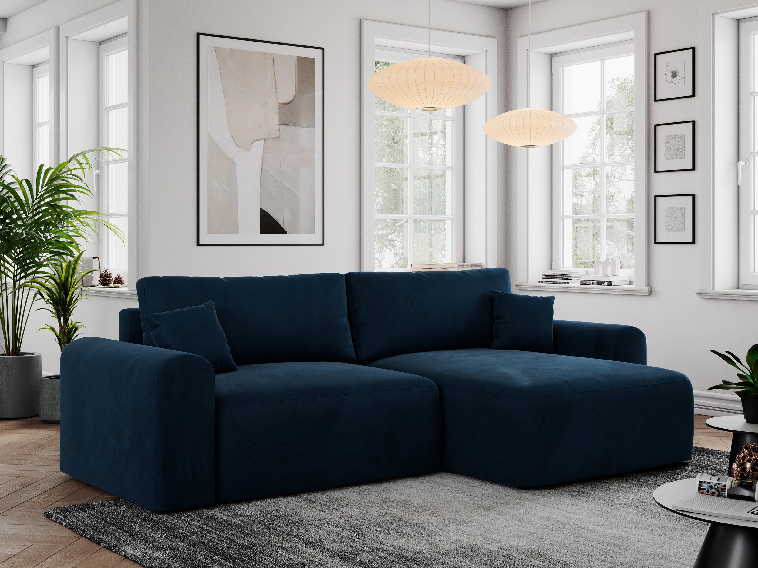 MKS MÖBEL Ecksofa NELSON, Set, Wellenfedern, günstig online kaufen