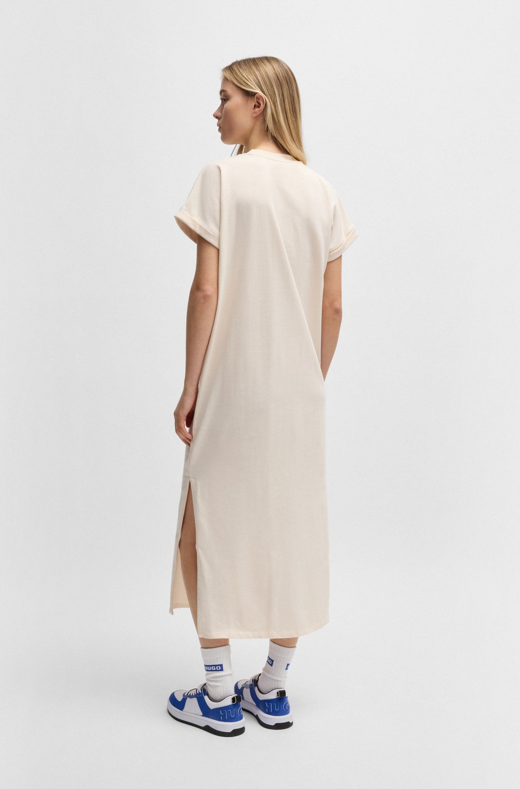 HUGO Blue Jerseykleid Nalle Oversized mit günstig online kaufen