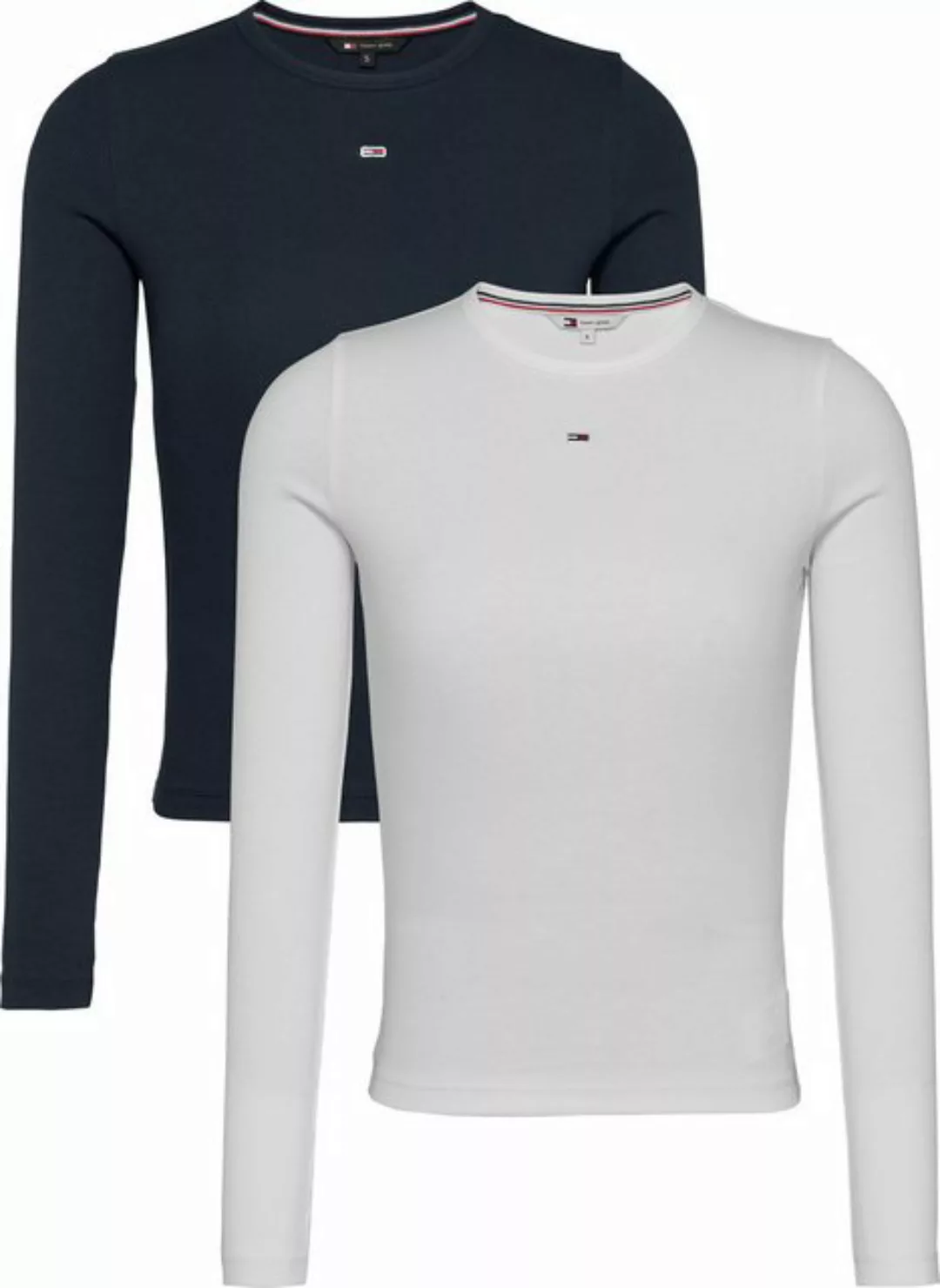 Tommy Jeans Langarmshirt TJW 2PACK SLIM ESSENTIAL RIB LS (Packung, 2er-Pack günstig online kaufen