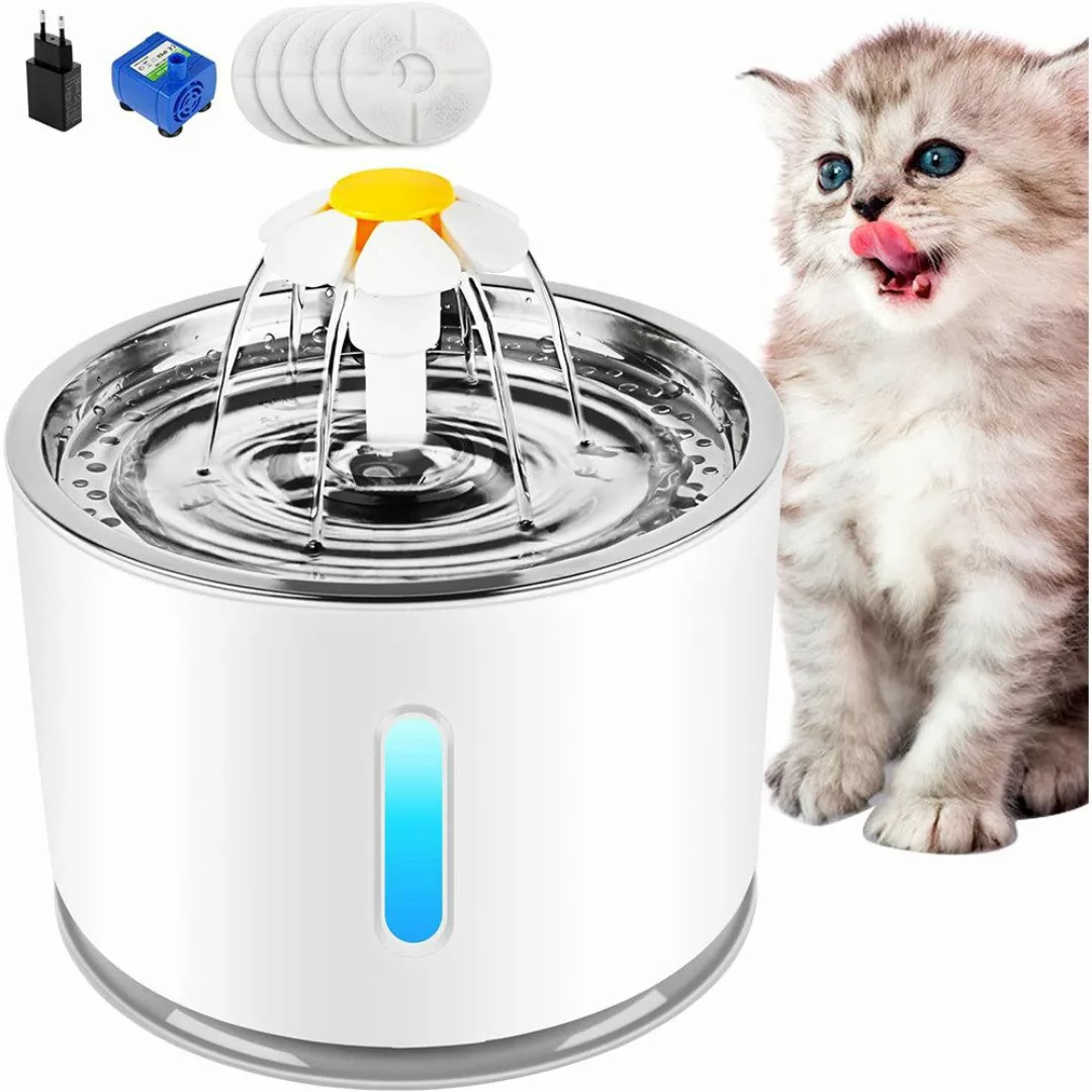 NUODWELL Trinkbrunnen Katzenbrunnen, Wasserspender für Katzen günstig online kaufen