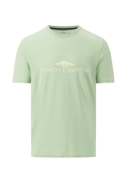 FYNCH-HATTON T-Shirt T-Shirt, big logo soft green günstig online kaufen