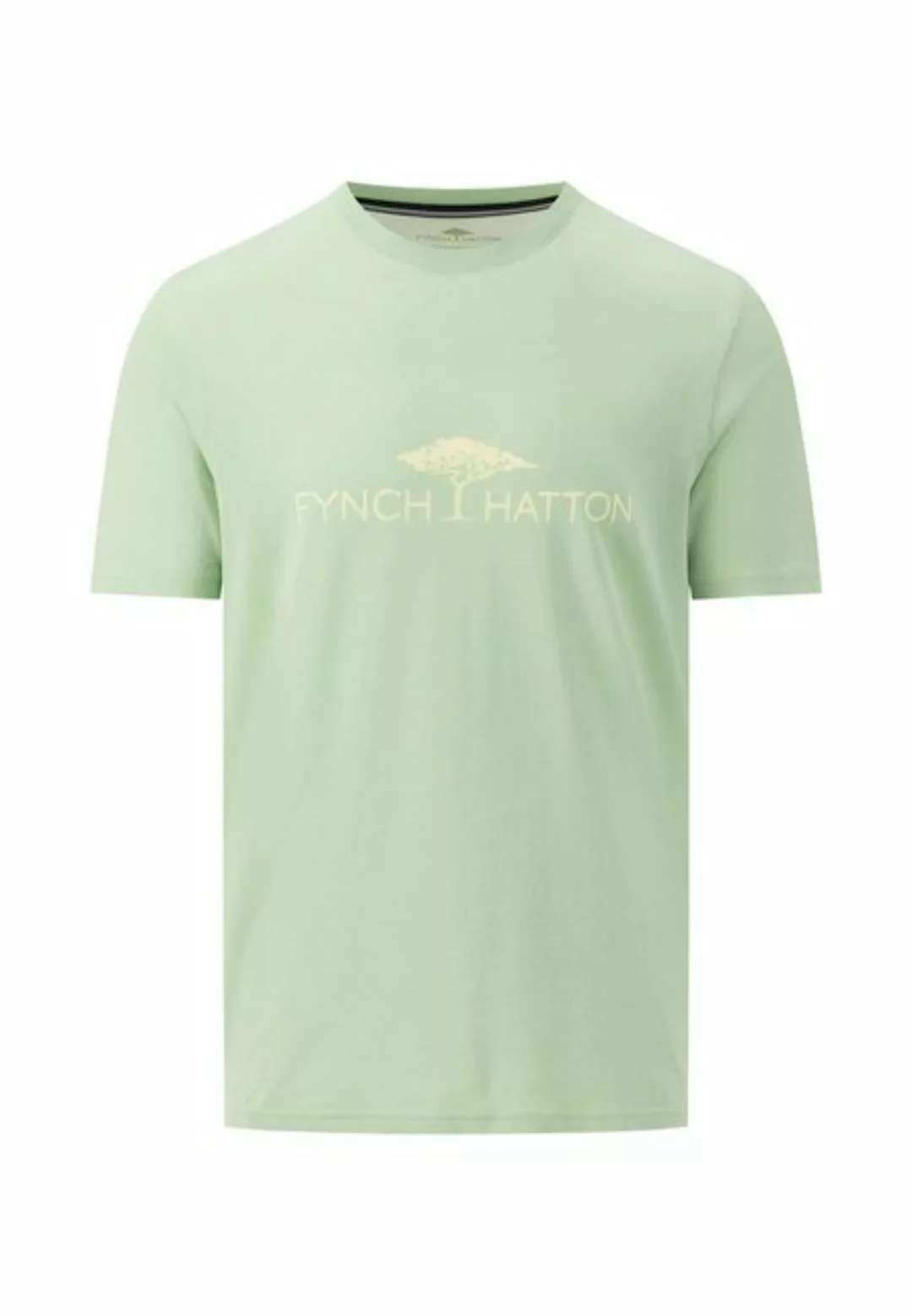 FYNCH-HATTON T-Shirt T-Shirt, big logo soft green günstig online kaufen