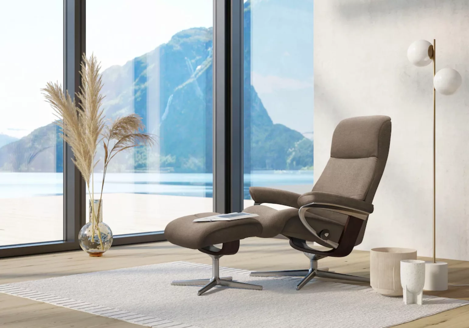 Stressless Relaxsessel "View", (Set, Relaxsessel mit Hocker) günstig online kaufen