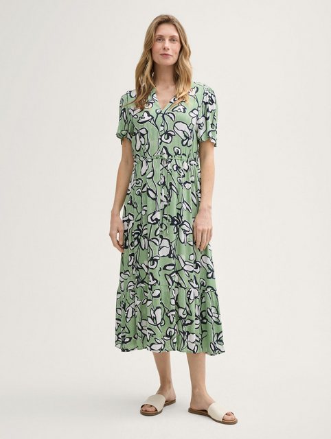 TOM TAILOR Sommerkleid Maxi-Kleid mit Muster günstig online kaufen