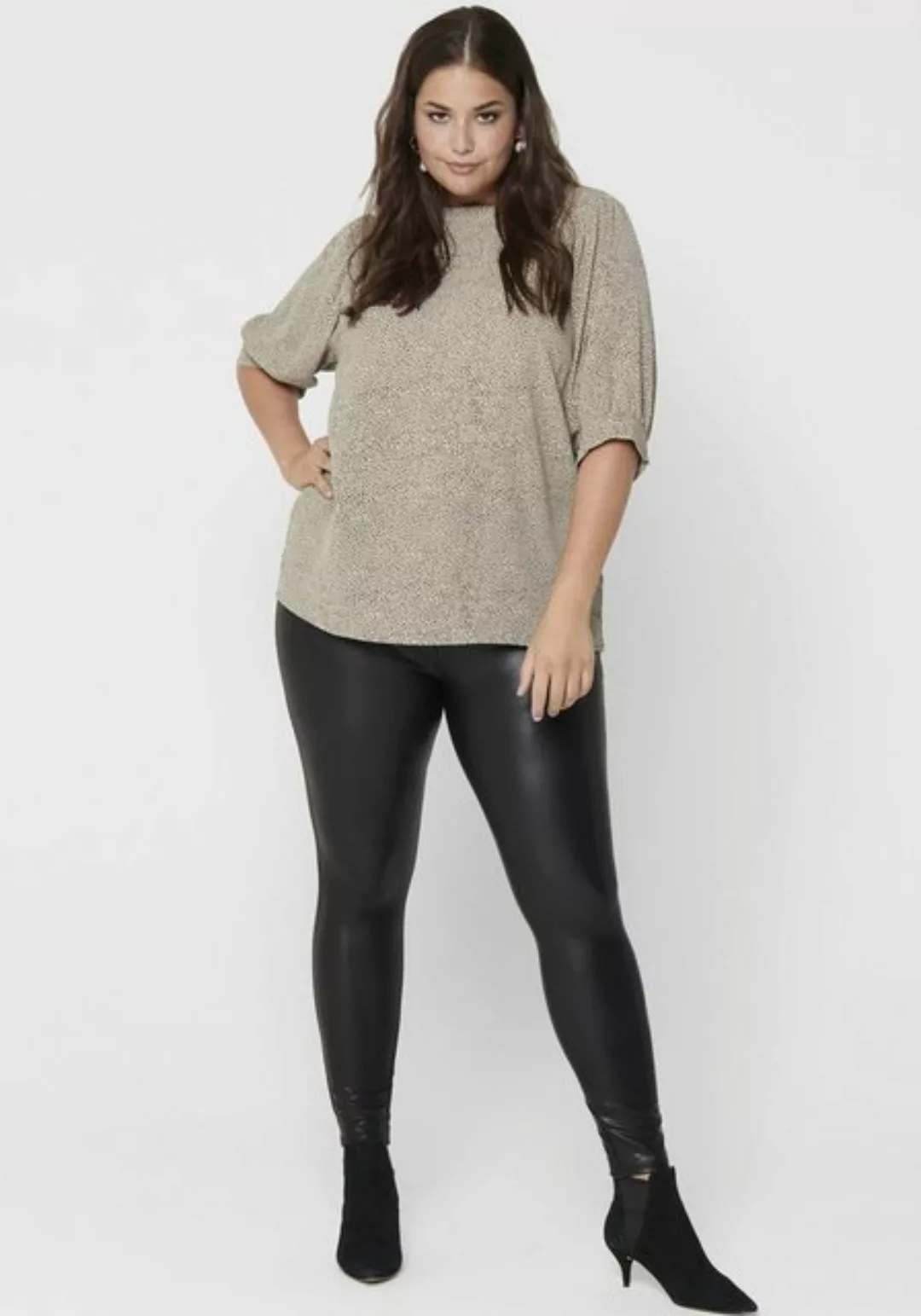 Carmakoma by Only Damen Leggings CARROOL COATED - Plus Size günstig online kaufen