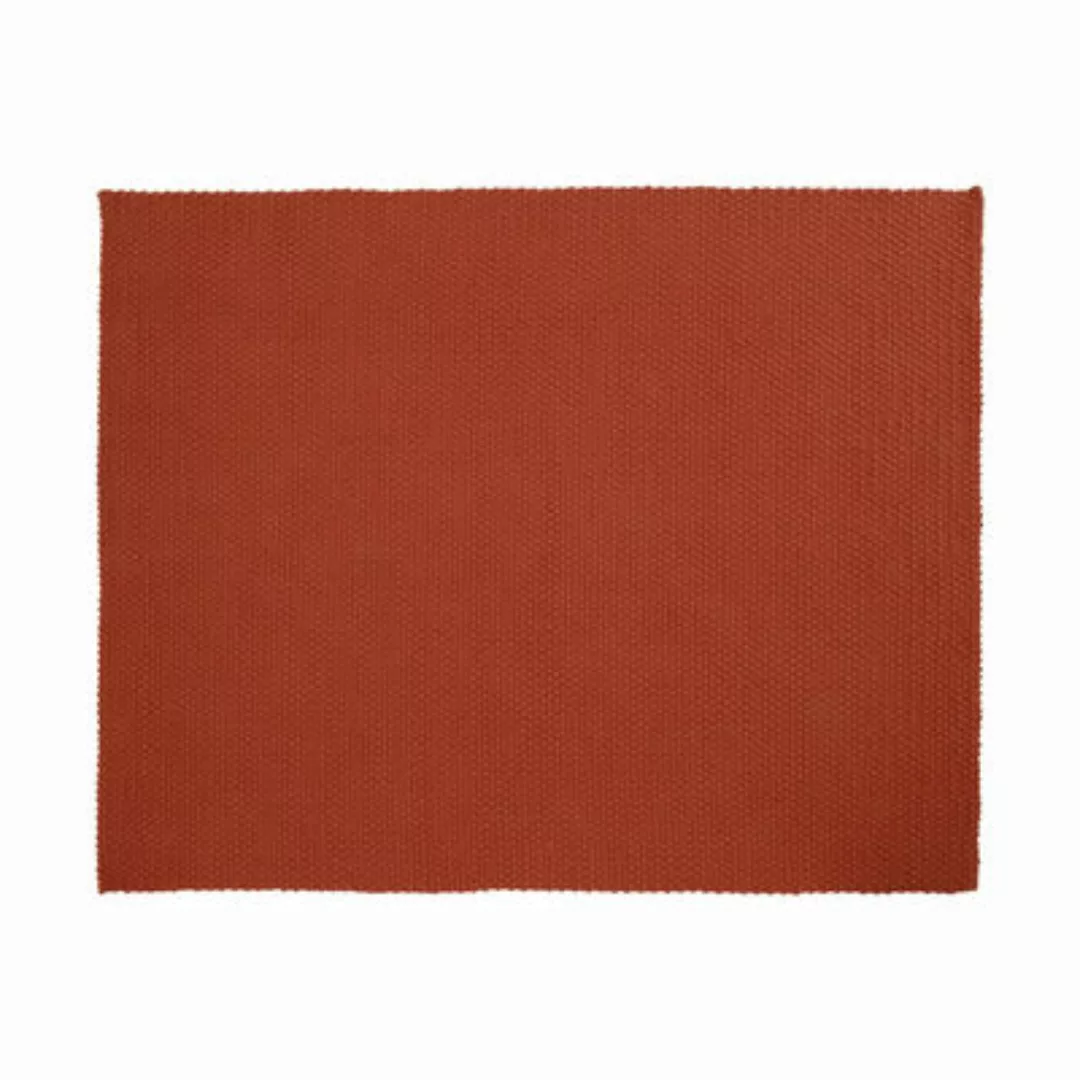 Außenteppich Rope textil rot / 200 x 250 cm - Recycling-PET - Cinna - Rot günstig online kaufen