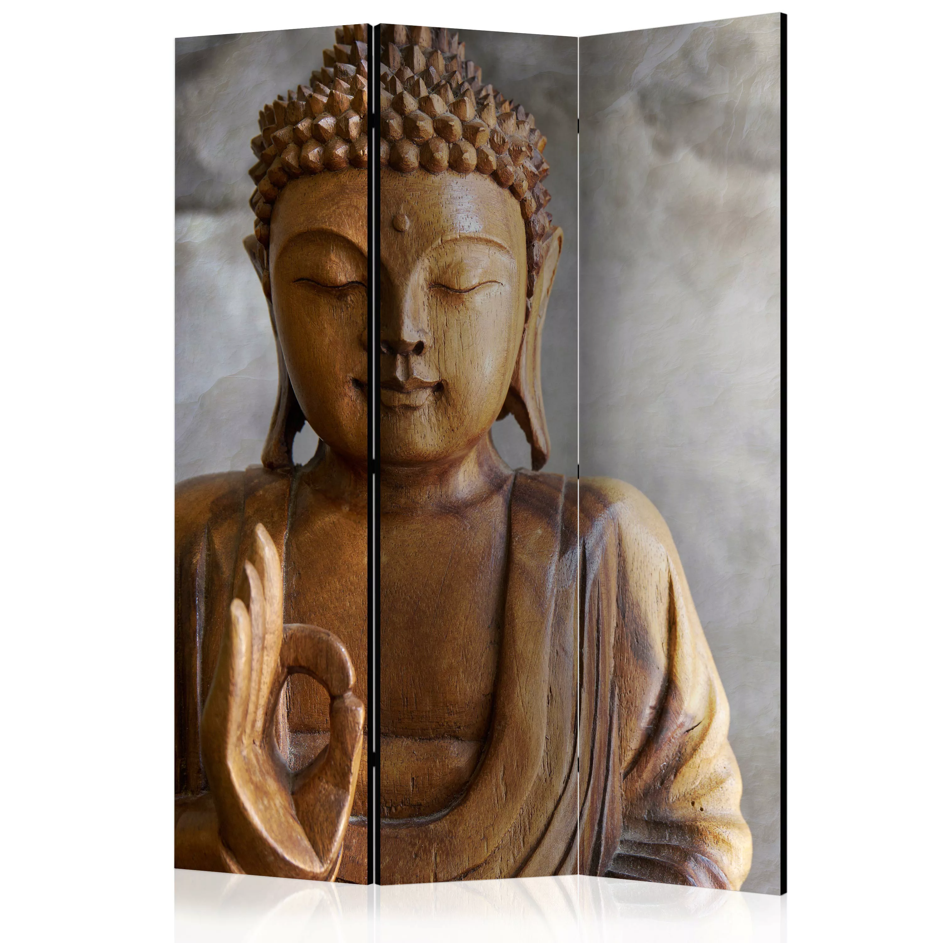 3-teiliges Paravent - Buddha [room Dividers] günstig online kaufen